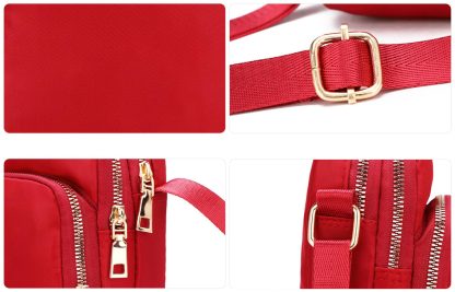 Fashionable Red Mini Crossbody Bag - Image 6