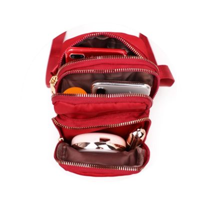 Fashionable Red Mini Crossbody Bag - Image 2