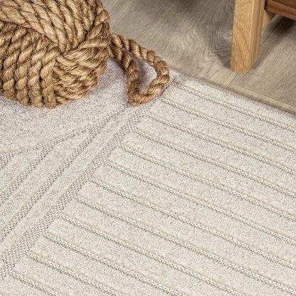 Modern geometric texture carpet - Image 11