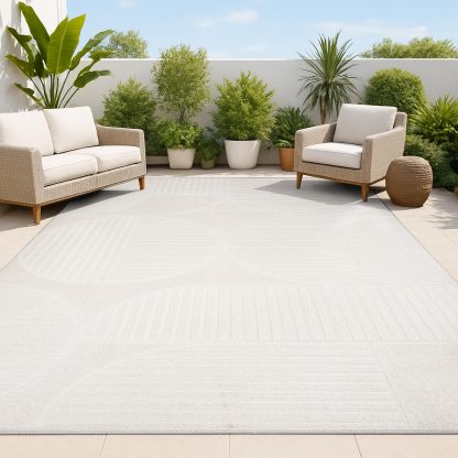 Modern geometric texture carpet - Image 8