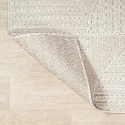 Modern geometric texture carpet - Image 7