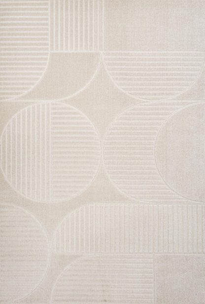 Modern geometric texture carpet - Image 3