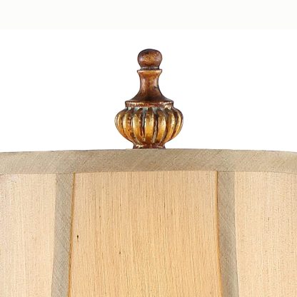 European style classical carved table lamp - Image 6