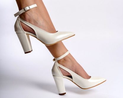 French hollow block heel shoes - Image 6