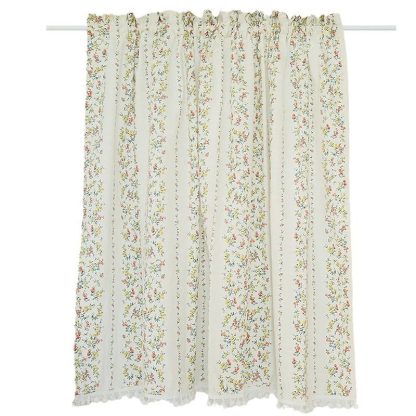 Floral pompom long curtain - Image 5
