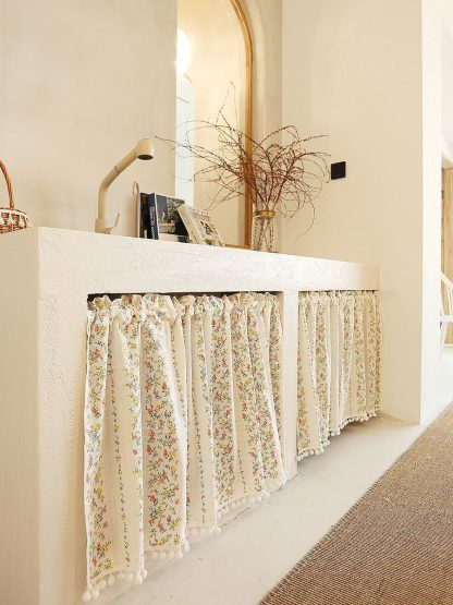 Floral pompom long curtain - Image 4