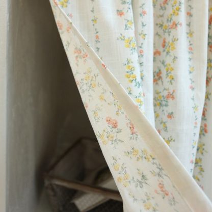 Floral pompom long curtain - Image 3