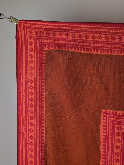 Elephant pattern silk scarf - Image 3