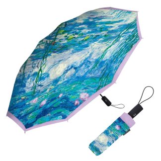 Monet Water Lily Umbrella for Sunny or Rainy Days