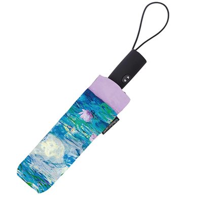 Monet Water Lily Umbrella for Sunny or Rainy Days - Image 2