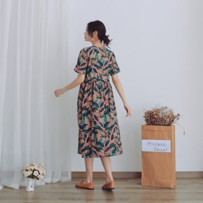 Natural style floral dress - Image 4
