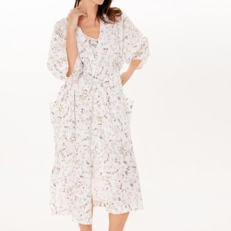 Lightweight floral nightgown