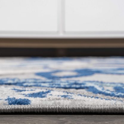 Paisley pattern outdoor woven rug - Image 6