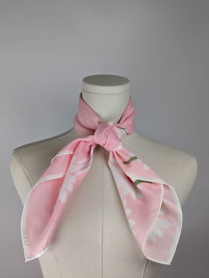 Daisy Silk Square Scarf - Image 6