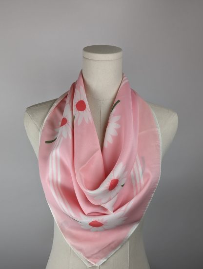 Daisy Silk Square Scarf - Image 2