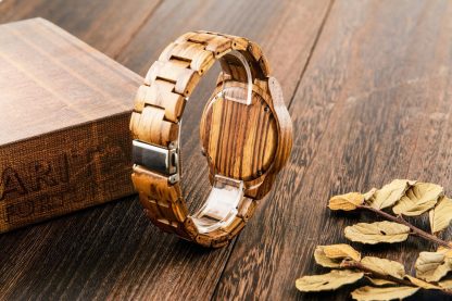 Retro style wooden watch - Image 3