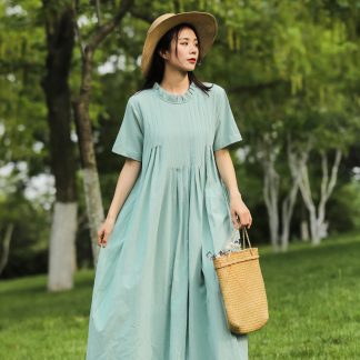 Light blue green dress