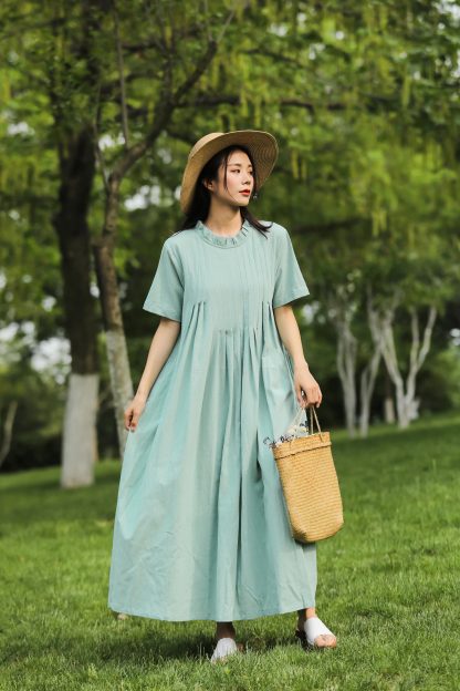 Light blue green dress