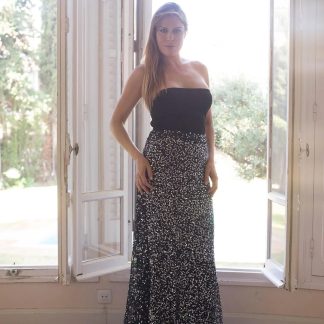 Starry Sequined Fishtail Skirt