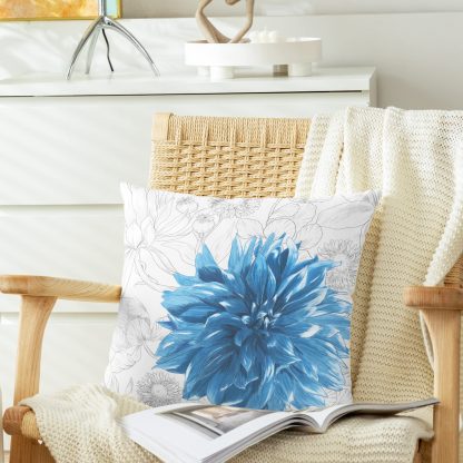 Blue floral pillowcase - Image 5