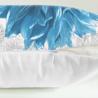 Blue floral pillowcase - Image 2