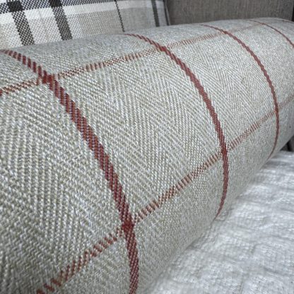 British Plaid Cylindrical Pillow - Image 6
