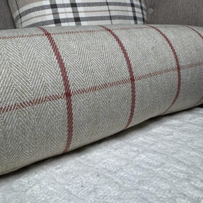 British Plaid Cylindrical Pillow - Image 4