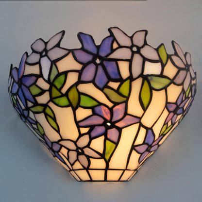 Tiffany stained glass wall light - Image 9