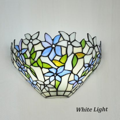 Tiffany stained glass wall light - Image 6