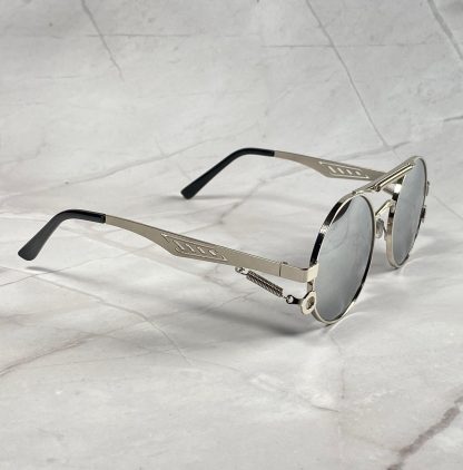 Retro Steampunk Round Sunglasses