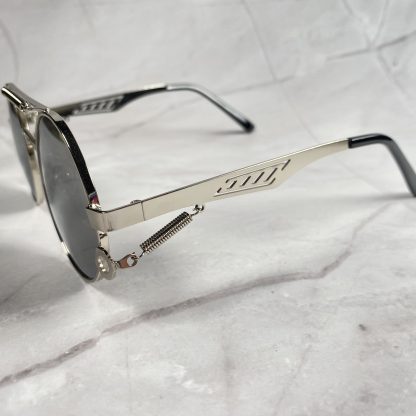 Retro Steampunk Round Sunglasses - Image 3