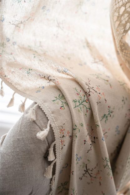 Floral pastoral style curtains - Image 4