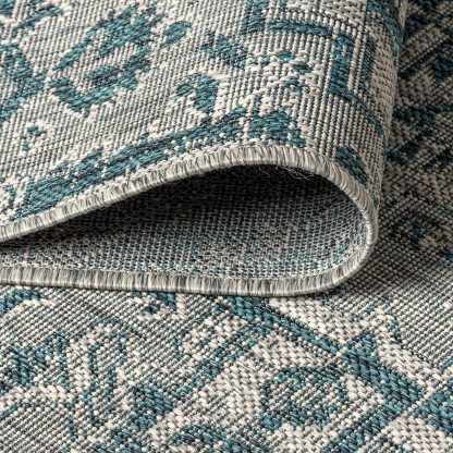 Retro ethnic style outdoor woven carpet - Image 6