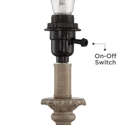 Retro carved table lamp - Image 4