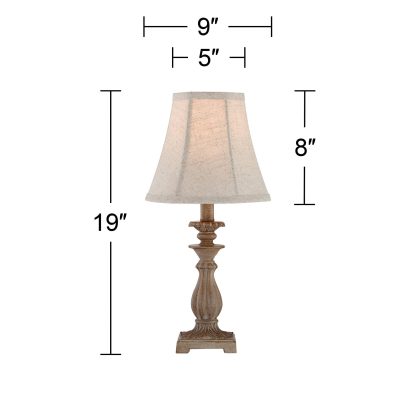 Retro carved table lamp - Image 3