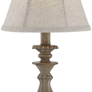 Retro carved table lamp