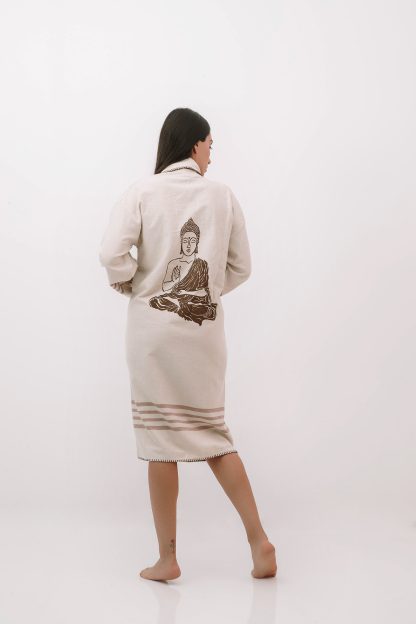 Slouchy striped robe - Image 3