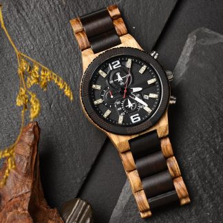 Natural Wood Quartz Watch