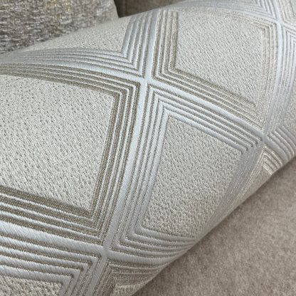 Diamond check cylindrical pillow - Image 2
