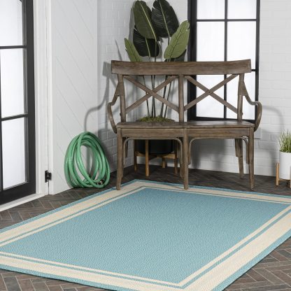 Fresh Coast Simple Striped Outdoor Carpet - Image 6