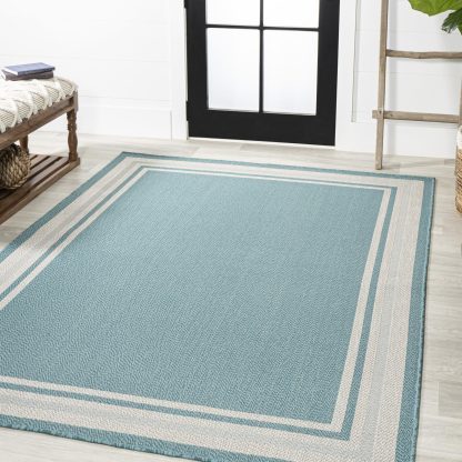 Fresh Coast Simple Striped Outdoor Carpet - Image 11