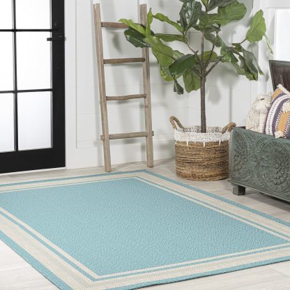 Fresh Coast Simple Striped Outdoor Carpet - Image 7