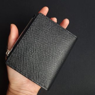 Black leather wallet
