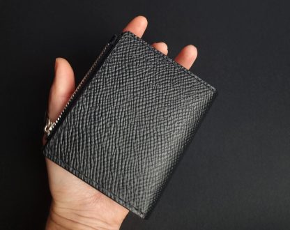 Black leather wallet