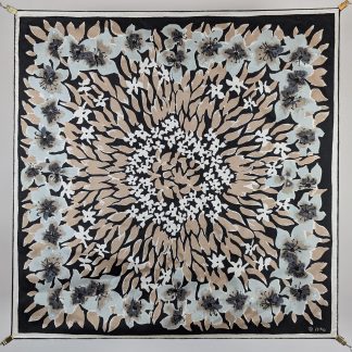 Art print silk scarf