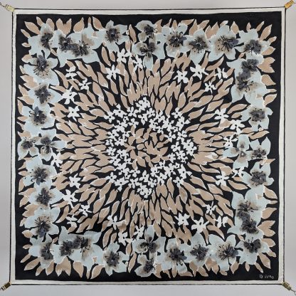 Art print silk scarf