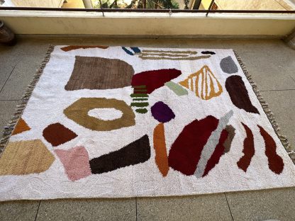 Abstract Art Handmade Carpet - Image 4