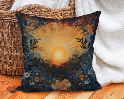 Sunset Flowers Pillow - Image 5