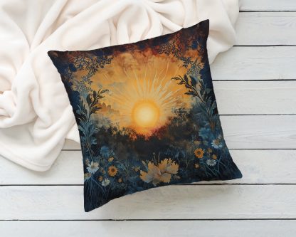 Sunset Flowers Pillow - Image 4
