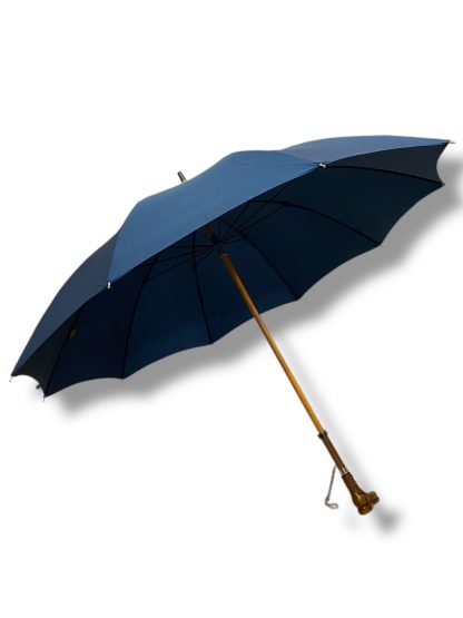 Vintage handmade wooden long handle umbrella - Image 7